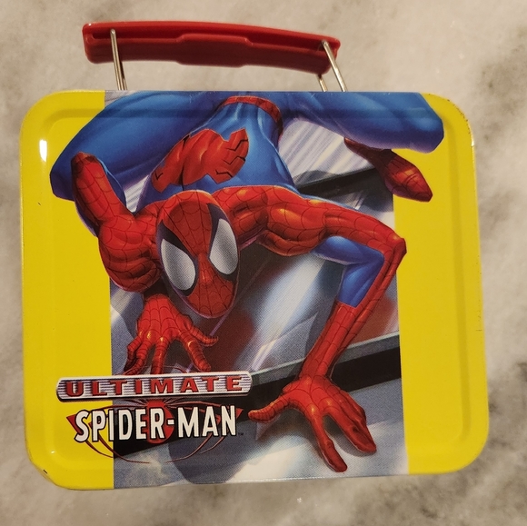 2001 Ultimate Spiderman Mini Lunch Box | Tin | Marvel Comics - Picture 6 of 7